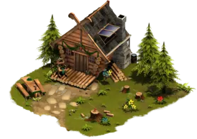 Holzfällerhütte