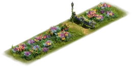 Blumenpfad Silber