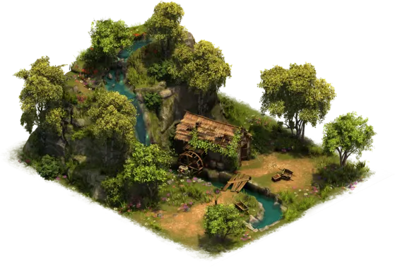 Flüsterwald-Wassermühle Stufe 1