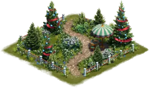 Erhabener Schneeglöckchengarten