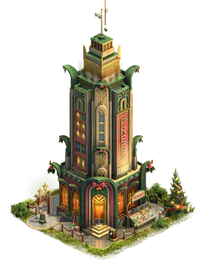 Gilded Tidings Press Tower